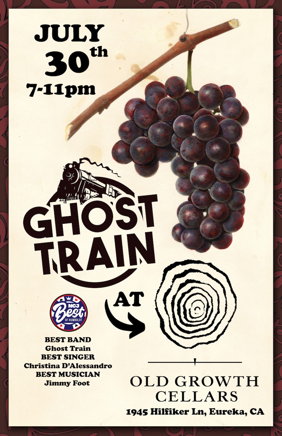 Ghost Train at Old Growth Cellars
